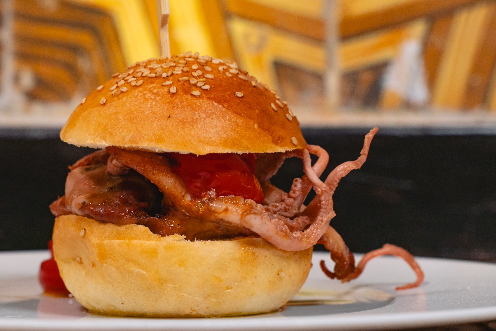 Selezione di finger food gourmet
